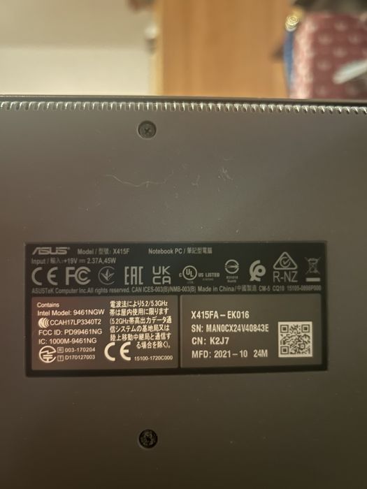 Laptop Asus VivoBook X415FAC_X415FA i5 | 8 GB Ram | 256 GB memorie