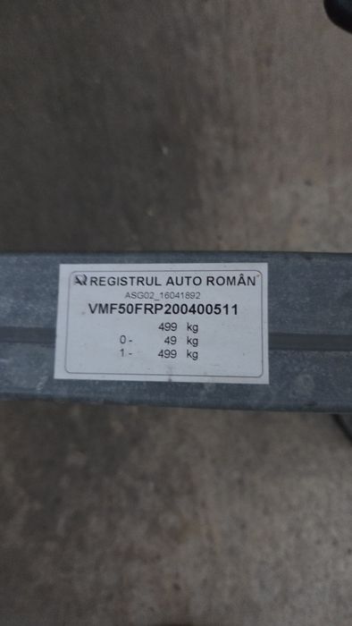 Remorca Moto cu 3 locuri demontabile / se poate face platforma