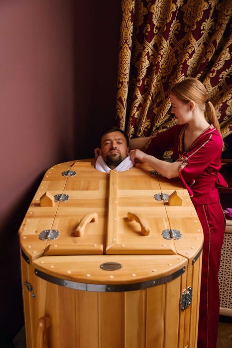 Спа процедуры.Кедровая бочка.Ба-Гуа.