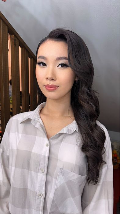 Макияж укладка прическа