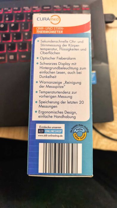 Termometru digital Curamed (ureche + frunte)