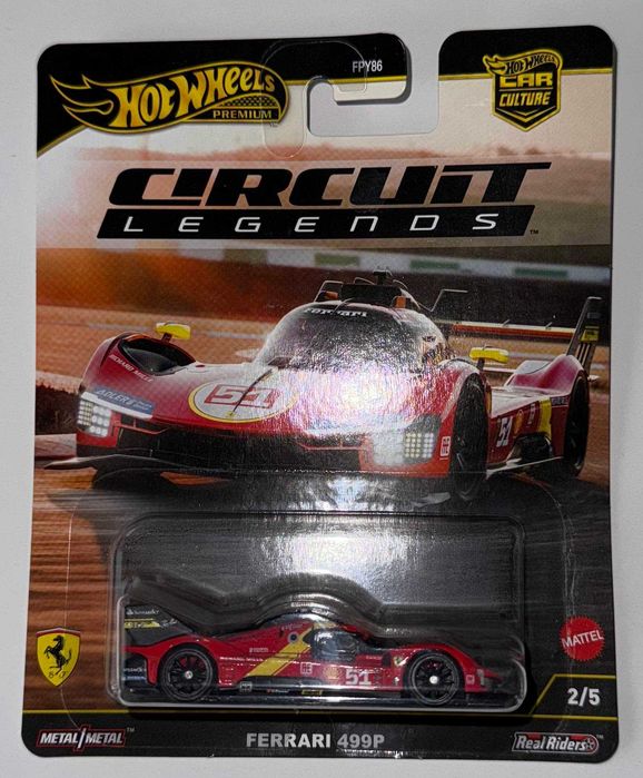 Hot Wheels Premium – Ferrari 499P – De colecție RARÃ!