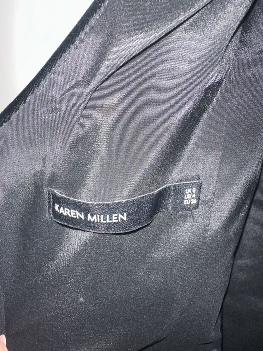 Елегантна къса черна рокля на Карен Милън