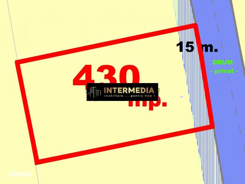 Teren Intravilan 430 mp. Vanzare Micesti Sesuri cu PUD aprobat si util
