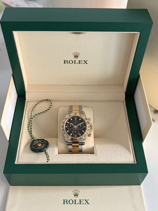 Rolex Daytona Two-Tone Black Dial 40MM FullSet