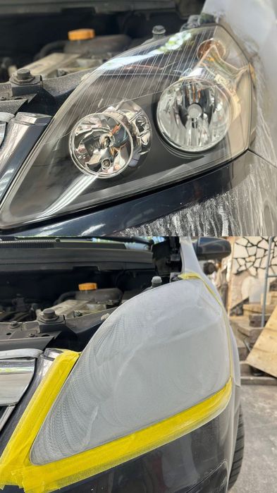 Полиране на фарове и защитно фолио