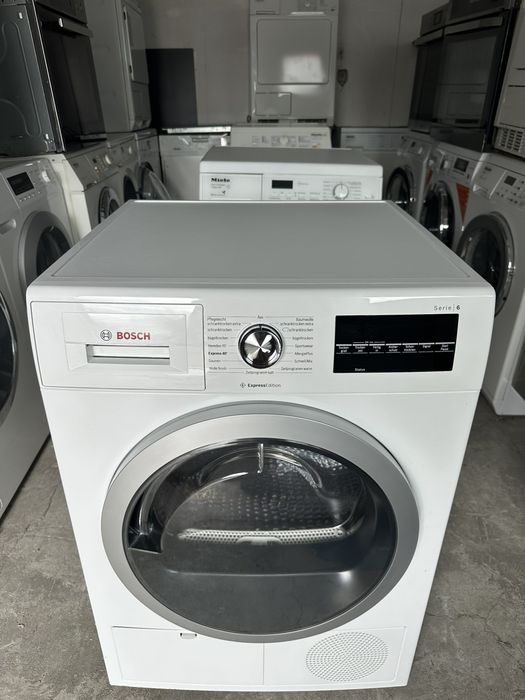 Сушилня + гаранция 1 година. BOSCH КОНДЕНЗНА 8 кг. Безплатна доставка за София