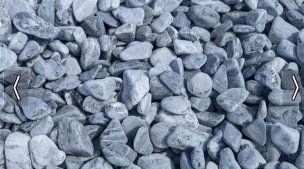 Бели чакълени камъчета за декорация и украси Доставки