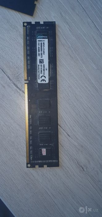 DDR 3 1600MHz 8GB 4GB ummiy 12GB upgrade uchun operativka RAM kingston