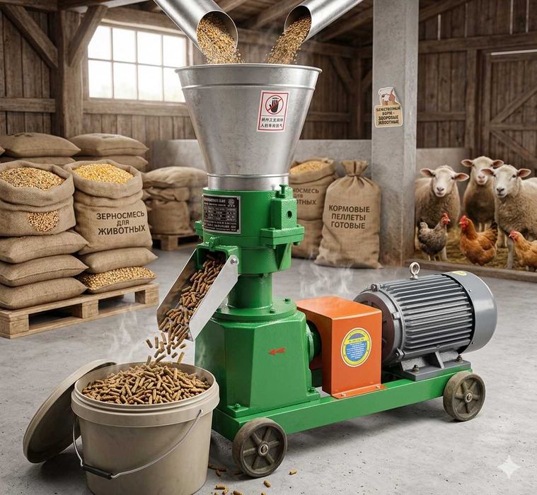 гранулятор 125мм/380В 120 кг/час