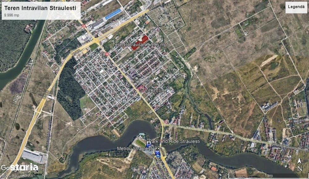 Teren 9.996 mp cu autorizație pentru 210 apartamente, Străulești