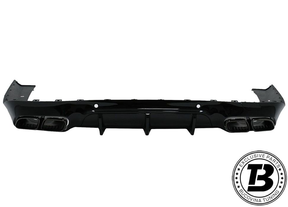 Difuzor Bara Spate cu Ornamente compatibil cu Mercedes CLS C257 63S Design