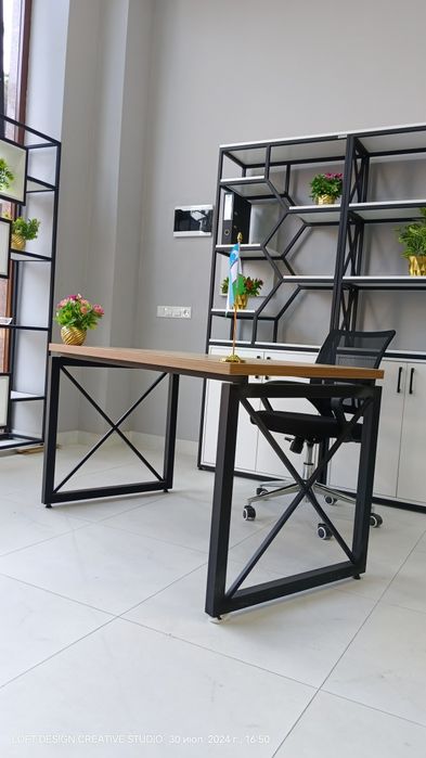 Стол кресло стул парта рабочий компйютерный стеллаж лофт Ish stol part