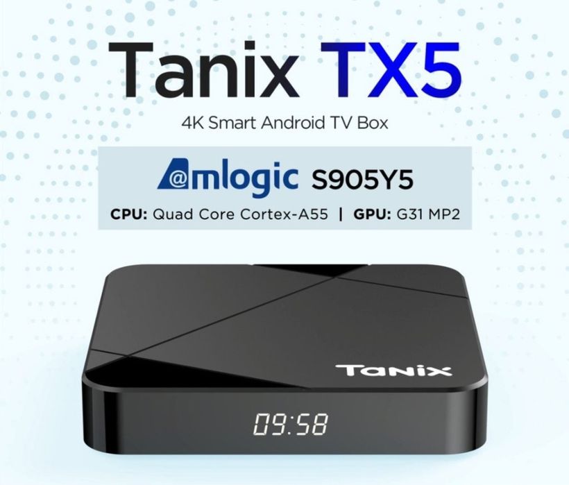 Смарт Тв приставка Tanix TX5 Android 14 2/16GB-4/32Gb