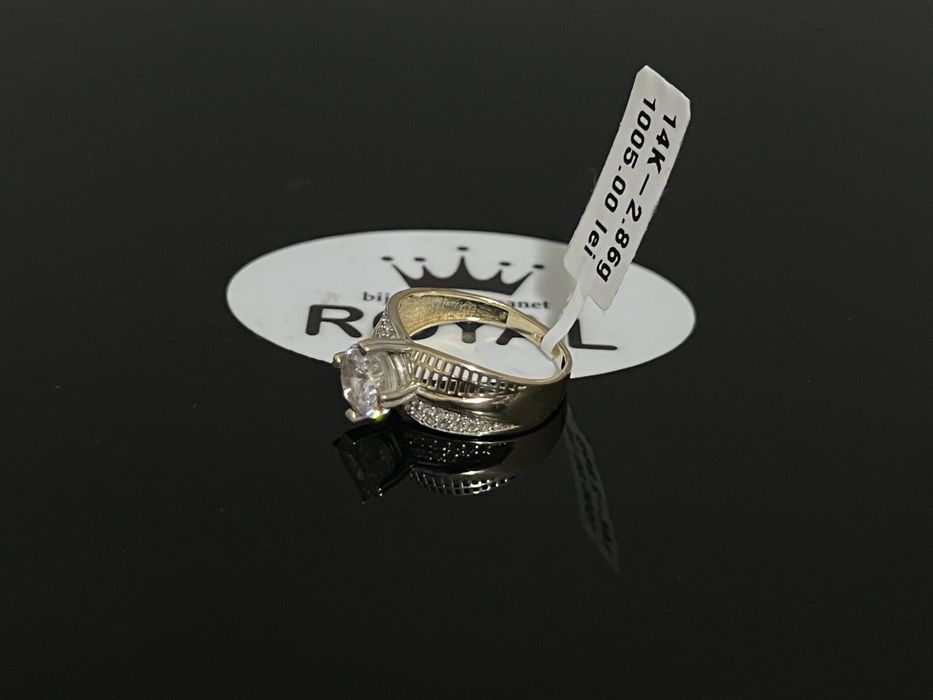 Bijuteria Royal CB : Inel dama aur 14k 2,86gr
