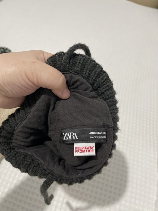 Zara: шапка, шарф, перчатки