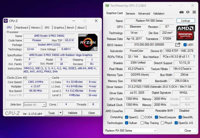 PC Gaming Ryzen 5 PRO 3400G | RX 580 | 16 GB RAM
