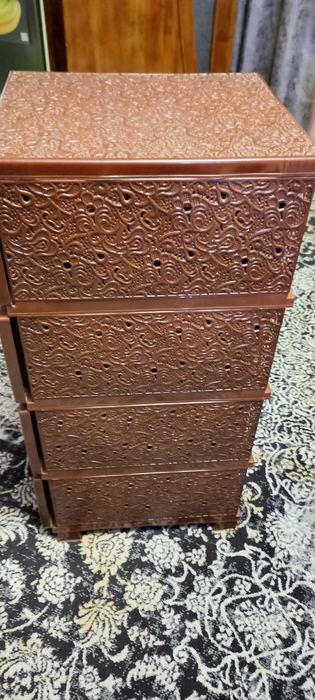 Комод пластиковый 4 этажа