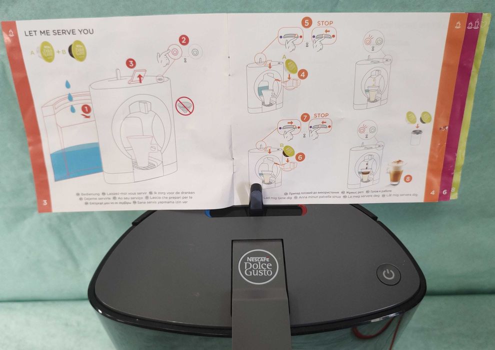Кафемашина с гаранция 1 година NESCAFÉ® Krups Dolce Gusto OBLO.Black