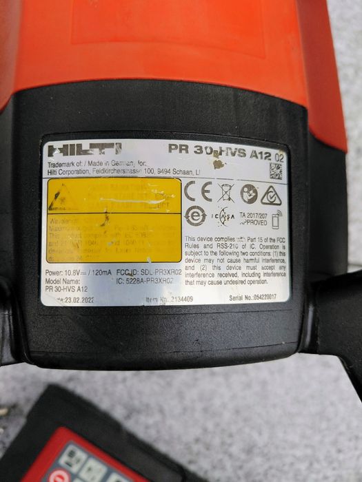 Hilti PR 30 HVS-A12 - Ротационен лазерен нивелир