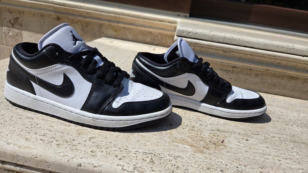 Pantofi sport/ Sneakers/Adidasi Nike Air Jordan 1 Low  Alb-negru, marimeav
