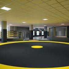 Борцовский ковер (без матов), 6м х 6м