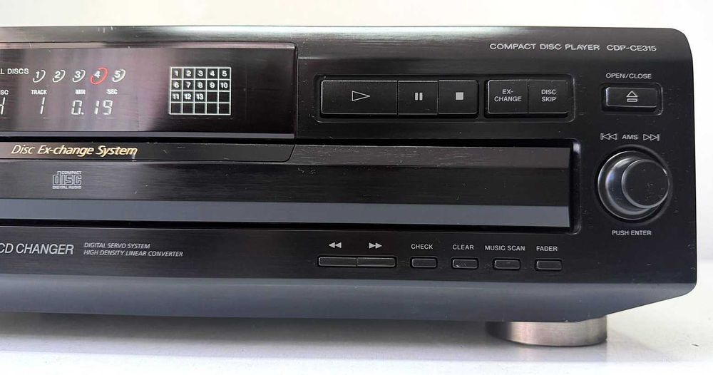 Sony CDP-CE315 - 5 Disc CD Changer - Telecomanda Originala - Impecabil - Japan