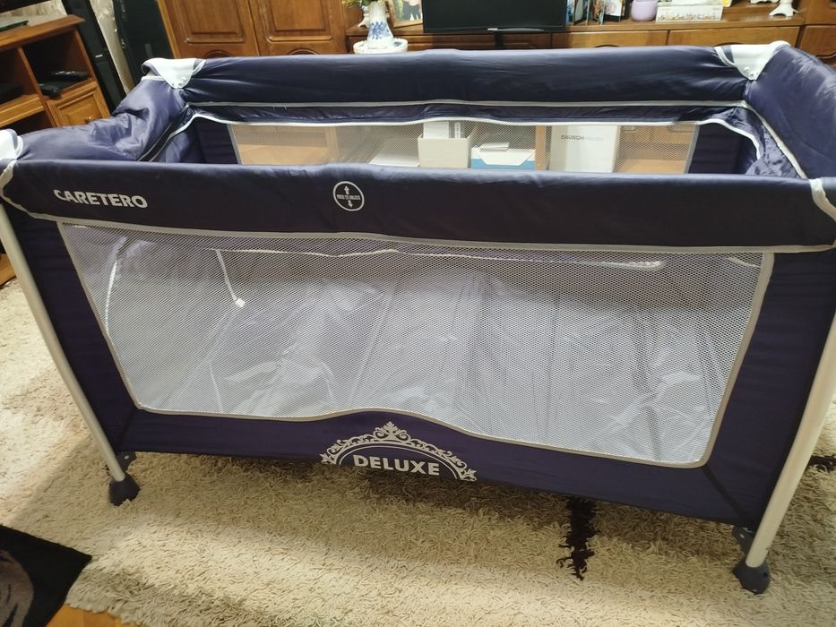 Pătuț Caretero pliabil pentru copii