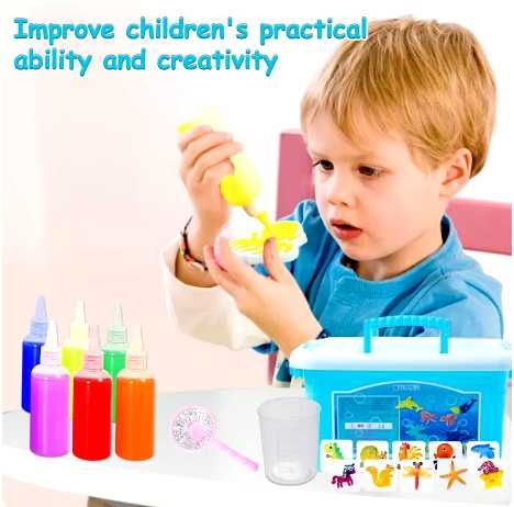 Вълшебен 3D Гел желе Морски животни Арт Комплект Направи си сам