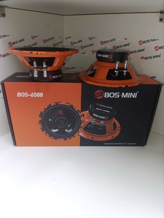 KALONKA BOS 6588 16sm Avto Kolonka – 80W Kuchli Ovoz MidBass