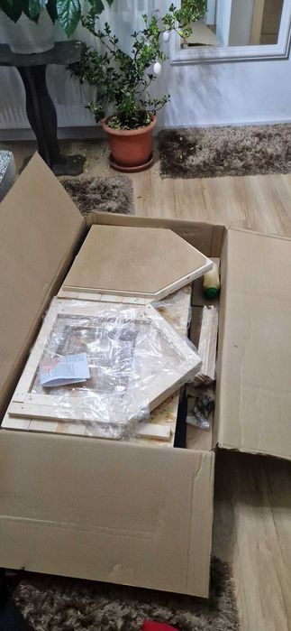 Cusca pentru caini XL, galben/negru, 101x69x70cm