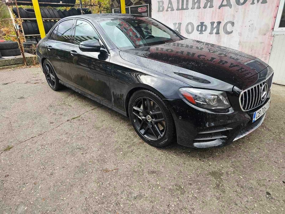 Оригинални 19" AMG джанти с почти нови зимни гуми Hankook 245/45/19 за Mercedes