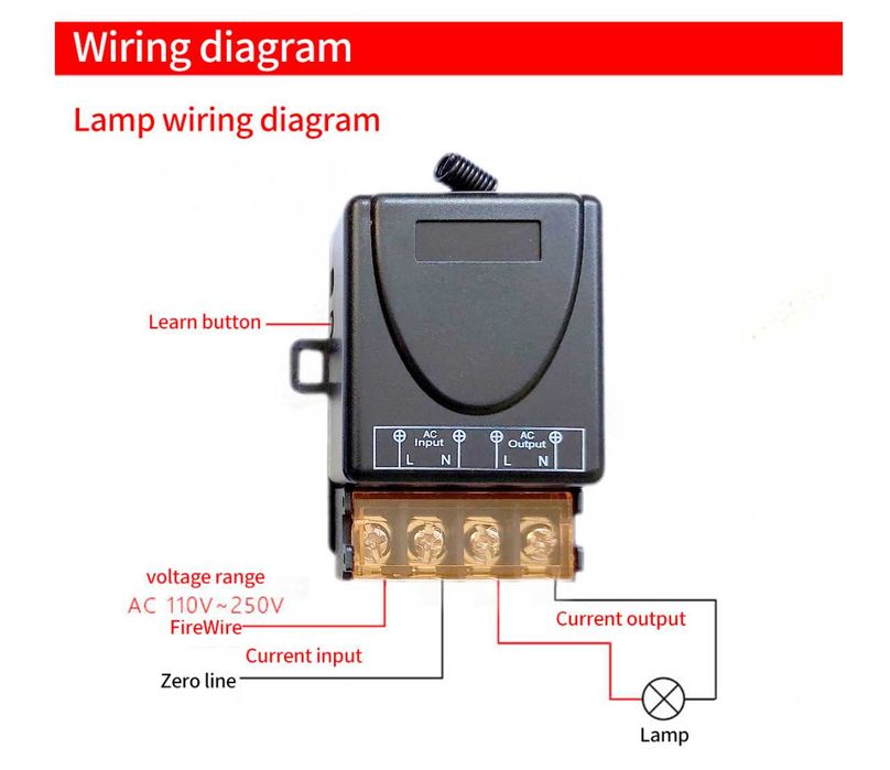 Дистанционно управление за водна помпа - 15A / 240V / макс. 3600W