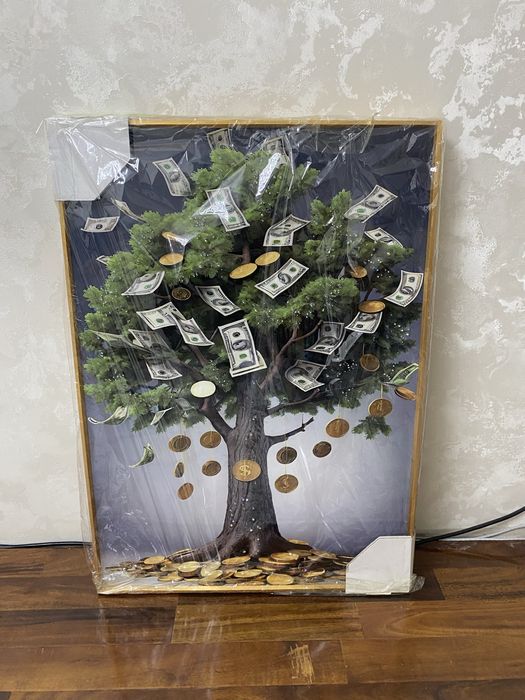 Картина доллоровая дерева