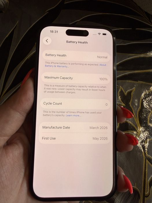 Iphone 15 128GB Black с 1 година гаранция