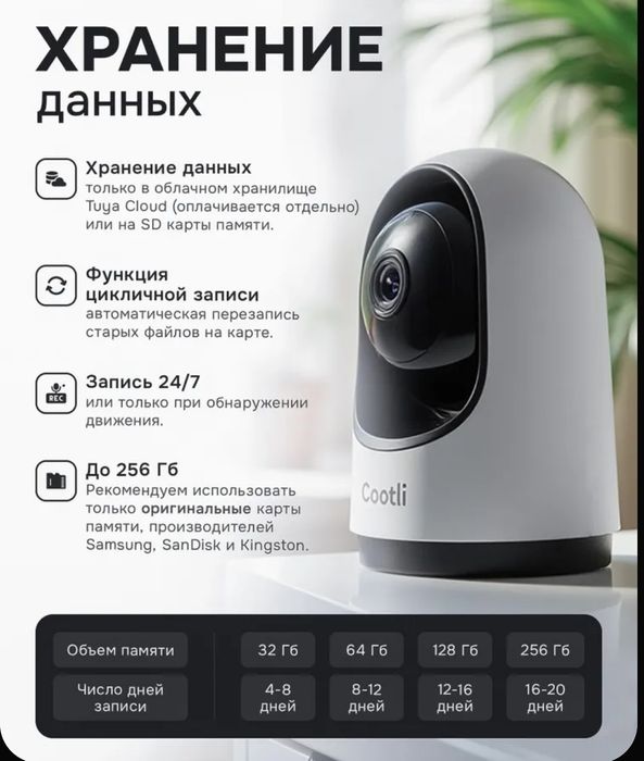 Умная камера с Wifi