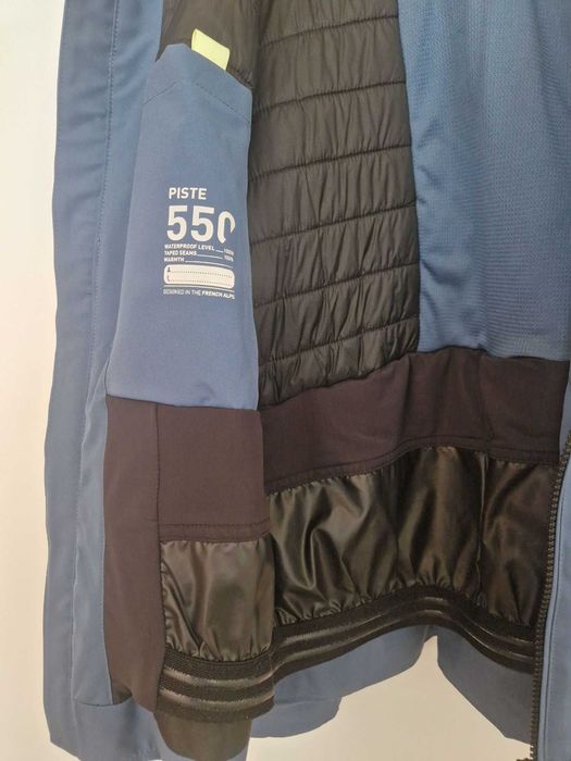 Jachetă schi Decathlon JKT 500, copii 12-14 ani.