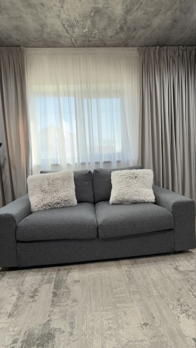 Vand canapea stofa gri inchis