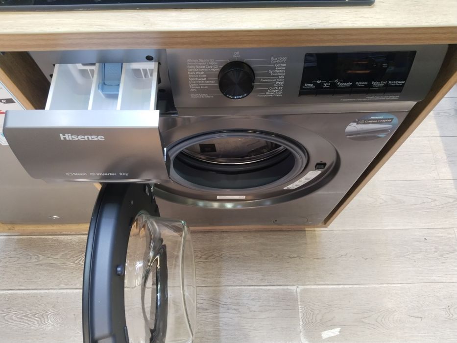 Madeli: Hisense 8 kg kir yuvish mashinasi