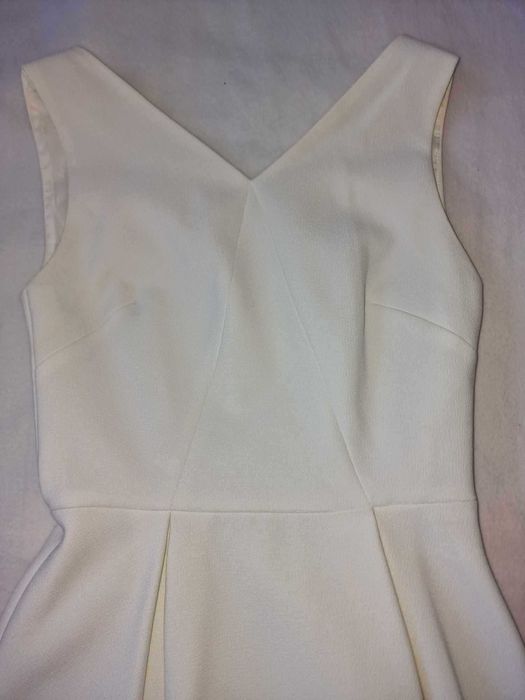Rochie eleganta (cred) alba/crem