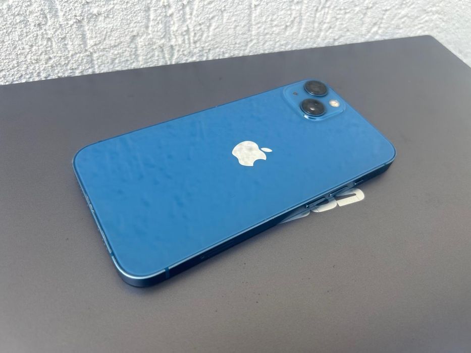 Iphone 13 Blue 128 GB , cutie originala , husa , cablu