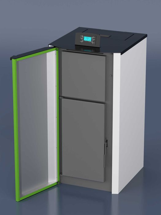 Centrala pe peleti Mareli compacta Matera 12, 18, 24kW - AUTOCURATARE