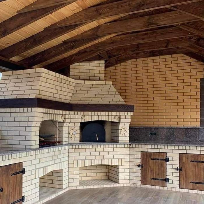 СОВРЕМЕННЫЕ Летние кухни. Помпейскую печь.. Барбекю