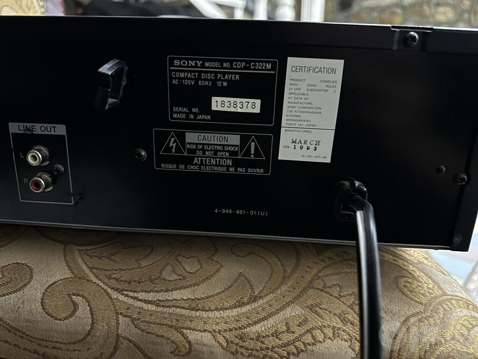 сд плеер на 5 дисков Sony