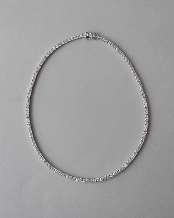 Колье (серебро/муассаниты)
