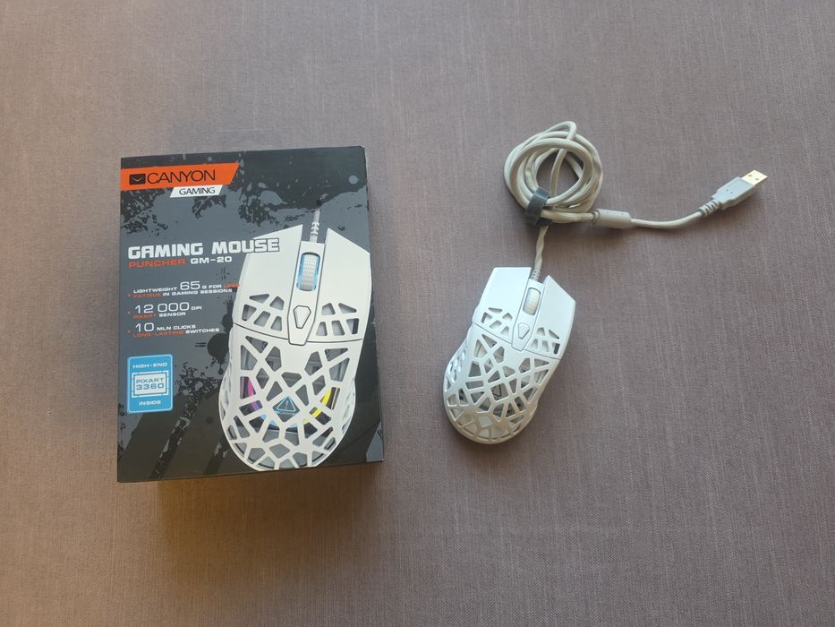 Геймърска мишка CANYON Puncher GM - 20 (Голямо Намаление)