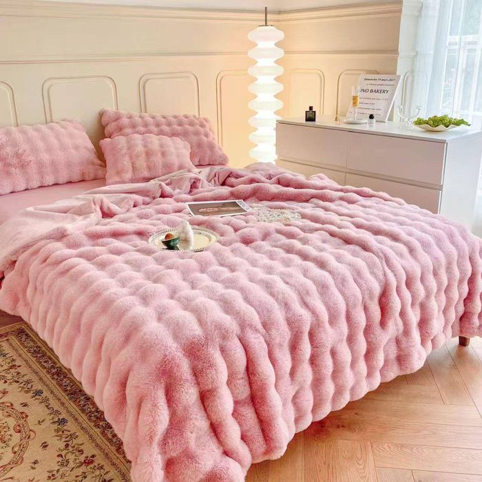 Lenjerie de pat cocolino din blanita de iepuras