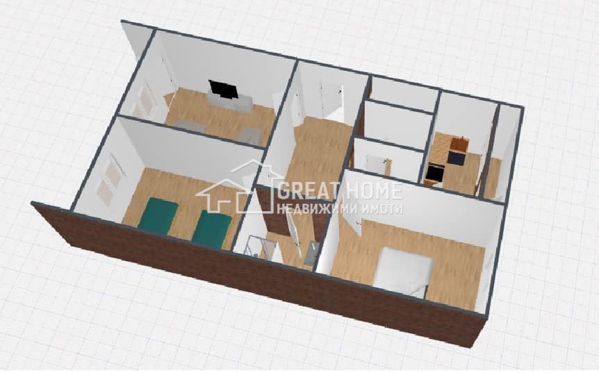 Продава се Четиристаен апартамент в Търговище, Център - 125 кв.м за 653 €/кв.м - Снимка #9