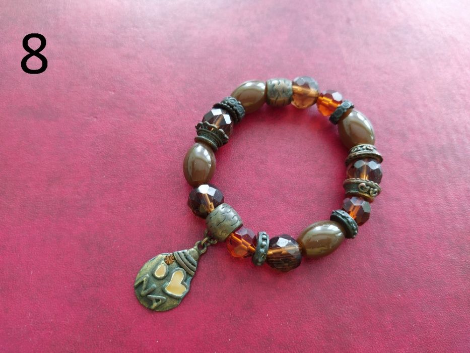 Лот бижута с камъни и перли