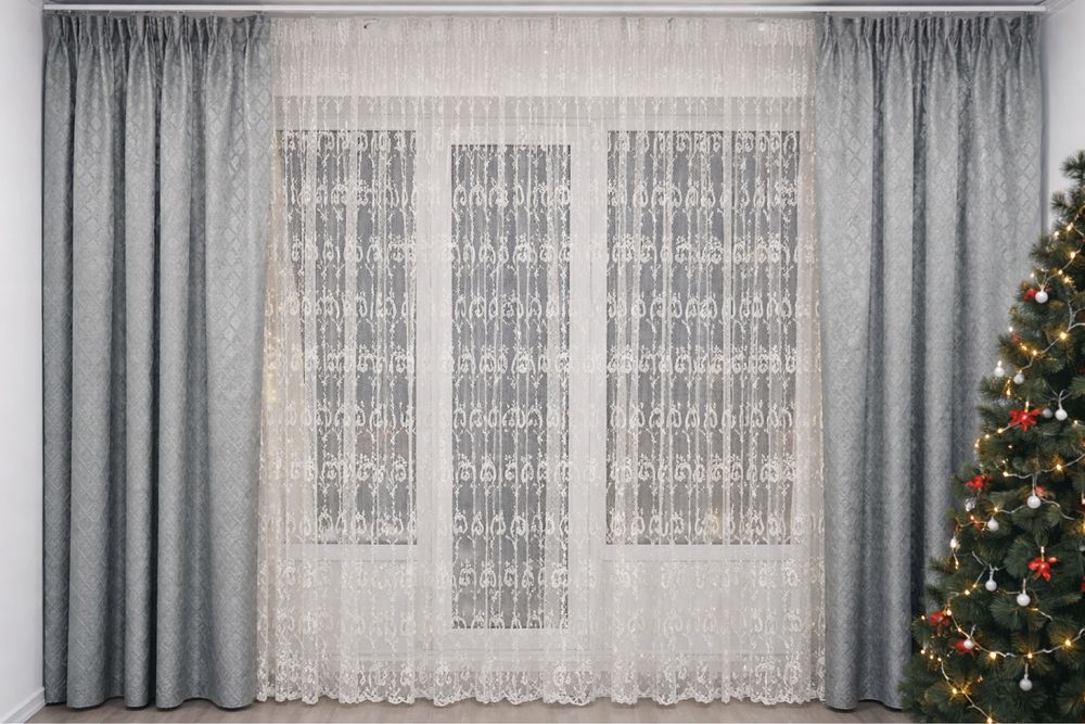 Продам комплект шторы с тюлем